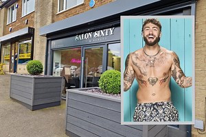Hairdresser Sam pops in to hug work pals after Love Island dumping shock