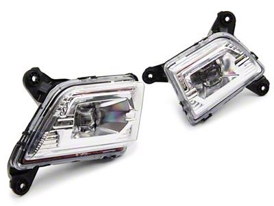 Silverado 1500 OEM Style Full LED Fog Lights; Clear (19-21 Silverado 1500) - Free Shipping