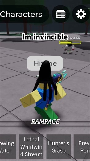 Im invincible in tsb