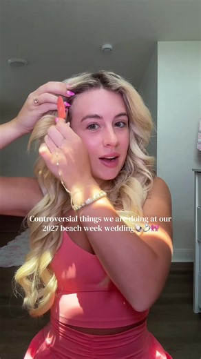 Controversial things we are doing at our 2027 beach week wedding