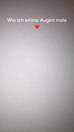 Wie ich anime Augen male #foryou #fyp #foryoupage #foyou