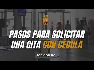 JCE: Pasos para solicitar una cita con Cédula