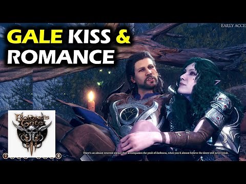 Gale Romance and Kissing Scene | Baldur's Gate 3 Early Access Romance Guide