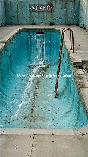 A stunning pool renovation from a 1970s American house