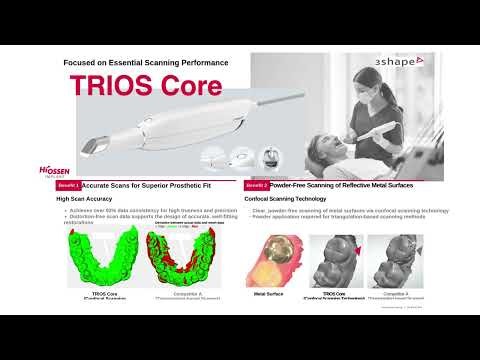 TRIOS Core: Essential Intraoral Scanning for Accurate Restorative Workflows