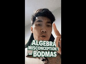Algebra Misconception Series - Episode 1 (Meddling with Squared Brackets)