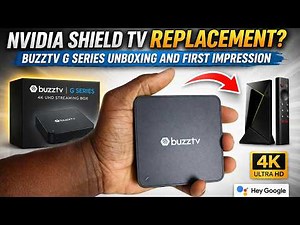Nvidia Shield TV Replacement? BuzzTV G Series Review - Google, 4GB RAM 64GB , Gigabit LAN