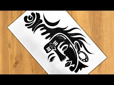 How To Draw Mahadev Drawing | Mahadev Drawing Easy | Mahadev Pencil Drawing Step By Step | Tutorial