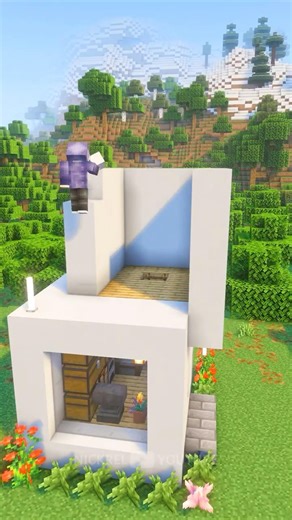 Minecraft Mini Modern House 🏠 #minecraft