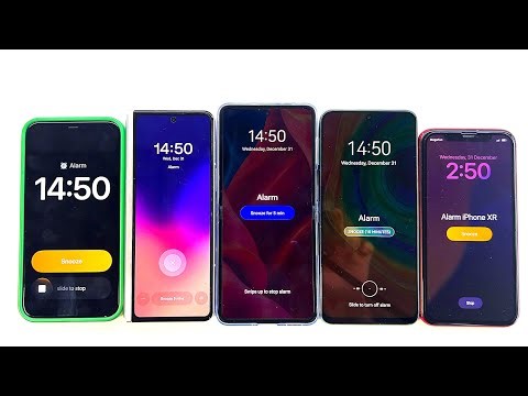 Alarm Clock + Timer iPhone 11, iPhone XR, Samsung Z Fold 3, Huawei Y90, Oppo Find Flip