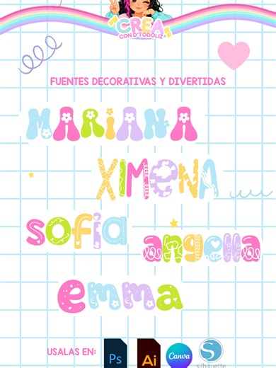 Pack 5 Fuentes Decorativas ¡Descarga Gratis!