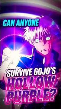 Jujutsu Kaisen: The ONLY Character Who Can SURVIVE Gojo's Hollow Purple?