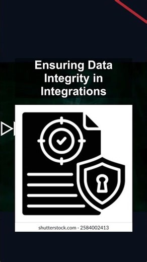 Ensuring Data Integrity in Integrations #ai #artificialintelligence #machinelearning #aiagent