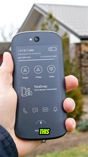 The Russian Experiment That Scared Samsung. 😯😐YotaPhone 2 #shorts