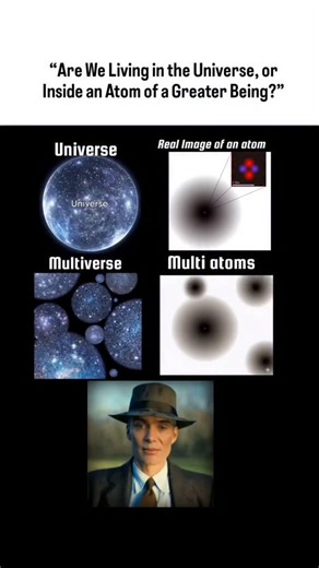 𝖄𝖔𝖚 𝕾𝖍𝖔𝖚𝖑𝖉 𝕶𝖓𝖔𝖜. 𝕬𝖇𝖔𝖚𝖙 𝕴𝖙 on Instagram: "When scientists revealed images and models of atoms, something astonishing appeared: their structure resembles the universe itself. At the center is a nucleus, much like a star or black hole, while electrons orbit around it the way planets and stars move through galaxies. This similarity leads to a powerful question—are we living in the universe, or inside an atom of a far greater being? Atoms form everything we know, from our bodies t