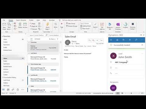 How to Track Outlook Emails in Dynamics 365