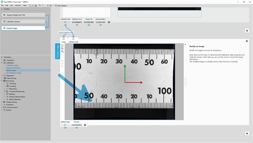 使用 MVTec MERLIC 进行校准测量