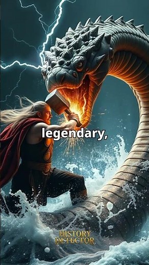 Jörmungand's eternal battle with Thor