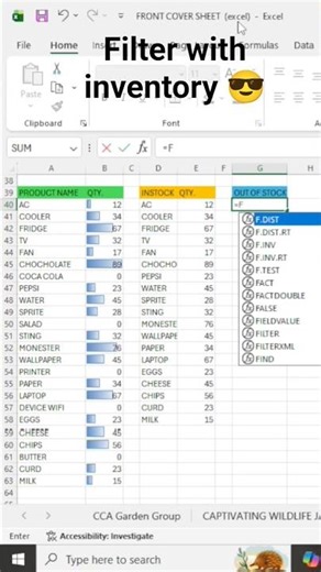 Stop Using Old Filters ❌ Try This Excel FILTER Trick!#viral #excel #shorts #foryou #study #students