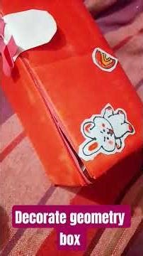 decorate geometry box craft please subscribe 🙏