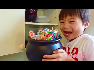 アメちゃん食べたら…スケルトン!!? 公園で遊ぼ! eat the candy became skeleton video for kids