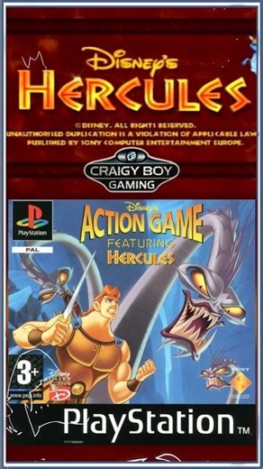 Disney’s Hercules Action Game PS1 Gameplay! #retrogaming