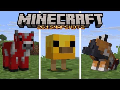 Minecraft Snapshot 26.1: Baby Mobs Get a Major Upgrade