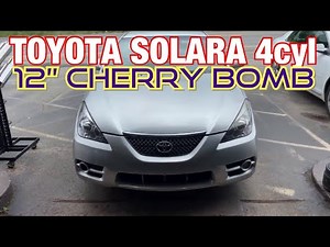 2007 Toyota Solara 4cy EXHAUST w/ 12" CHERRY BOMB GLASS PACK!