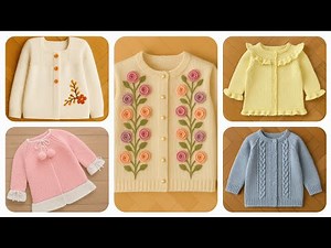 2025 new season girls' knitted cardigan models / 2025 new season girls' cardigan models