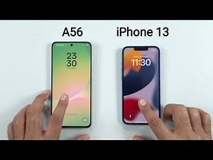 Samsung A56 vs iPhone 13 - SPEED TEST