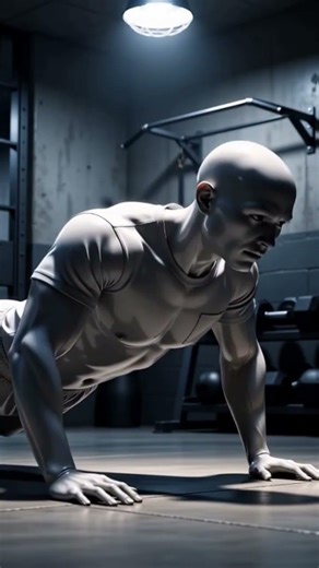 Prison Can’t Break Discipline 🤖💪 | 3D Cinematic Jail Gym Motivation | Ultra-Realistic Render