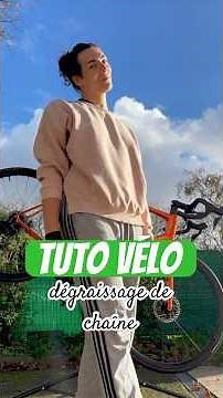 Tuto vélo : dégraissage de chaîne