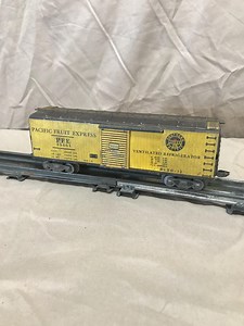 Antique Marx 3555 Mar Lines Tinplate Boxcar. Mid Century Pacific Fruit Express. O Scale Train. - Etsy