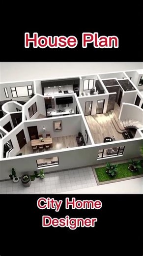 Modern House Plan 🏡 #shorts