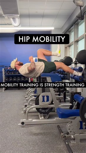 MOBILITY TRAINING IS STRENGTH TRAINING and we should approach it with the same intensity. Find ways to load ranges of motion and patterns that you can provide a progressive stimulus with to continue their growth, improvement and durability. . Hip Flexor fall backs using a GHD, I’ve done it every time I have access to a GHD on this set up and it’s crazy comfortable and natural. . Banded Hip Flexor Drives using a bar as a base of support to reach back into extension and drive through with the band