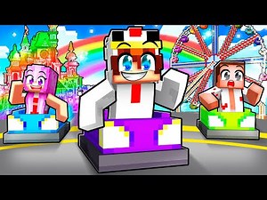 J’ai Ouvert un PARC D'ATTRACTION Secret sur Minecraft !