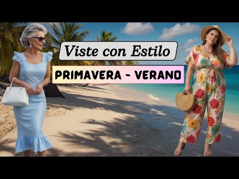 👒🔆 MODA Primavera - Verano | Para mujeres de 40, 50, 60 años o más