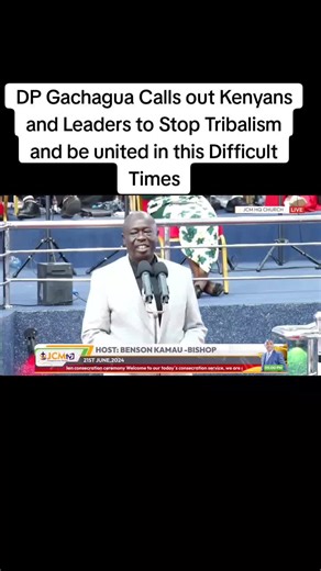 DP Gachagua Calls Out Kenyans to Stop Tribalism & Unite | Baruthi Wa Thayu TV