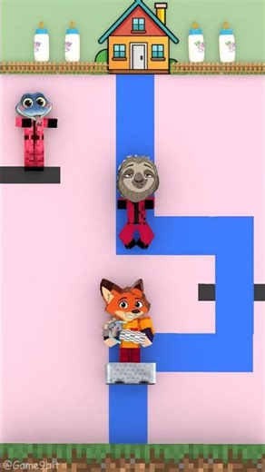 Help Nick Wilde find the shortest path for Bogo to go home and drink milk!