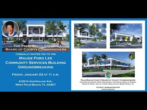 Maude Ford Lee Community Services Groundbreaking 01-23-2026