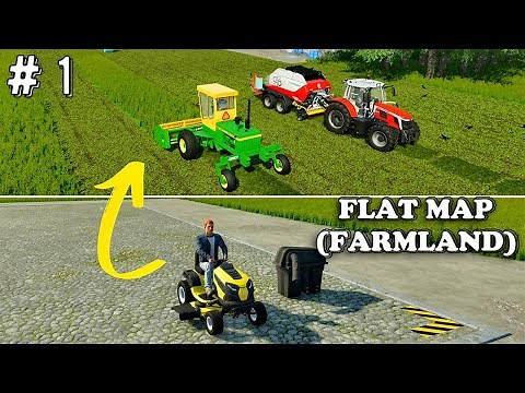 Starting with 0$ Flat Map (Farmland) timelapse Ep # 1 fs 22 ''farming Simulator 22''