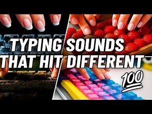 AI Keyboard Typing ASMR Compilation | Ultra Realistic Sounds for Sleep, Focus & Study (No Talking)