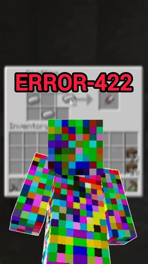 The Creepy Lore Of Error 422 In Minecraft । #steelwing #minecraft