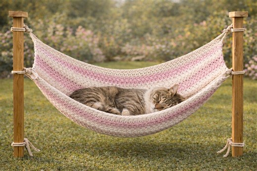 Crochet Pet Hammock Pattern , Cat Hammock Crochet Pattern, Beginner Friendly, Cat and Dog Bed, Hanging Cat Bed, Small Pet Hammock - Etsy