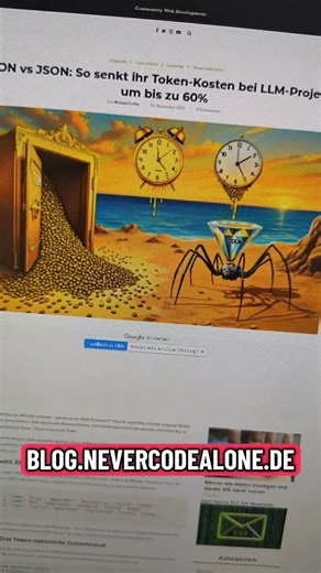 Toon is the new JSON for cost-effective communication with LLMs; you should focus on this efficie...