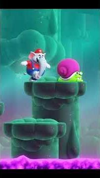 Super Mario Bros Wonder__Swamp Pipe Crawl 100% Run #mario #mariowonderland #nintendogame #supermario