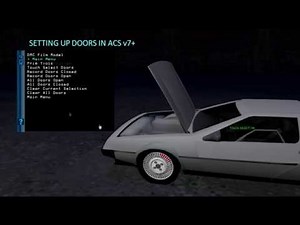 Setting up Door Prims in ACS v7