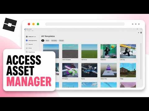 How to Open Asset Manager in Roblox Studio (2026 Asset Manager)