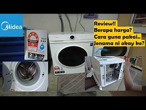 Unboxing.. Midea Front Loading Washing Machine Inverter (MF100W85B)