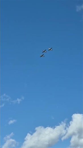 P-51 flyby